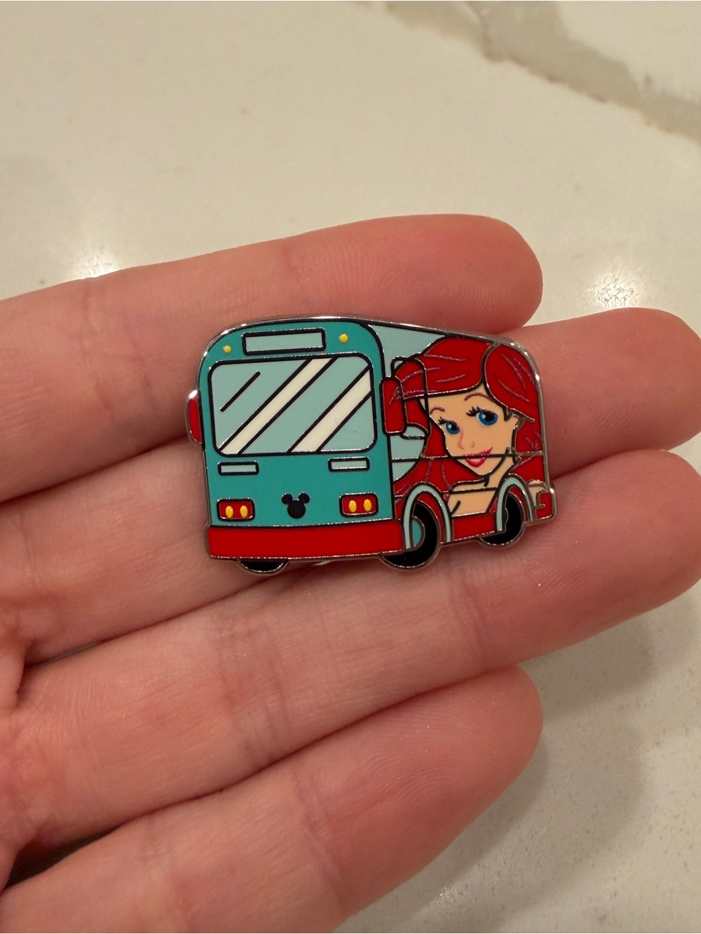 Disneyland 2026 Wave A Hidden Mickey - Bus pin - Ariel